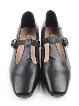 06-B68A-120A BLACK Туфли женские (натуральная кожа)