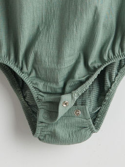 D??meli Basic Erkek Bebek ??t??tl? Bodysuit