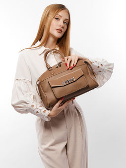 LACCOMA сумка WJA9729-коричневый эко кожа хлопок