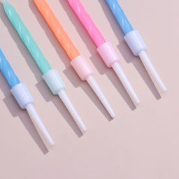 Цена за 10 шт. Свечи для торта Неон, 10 шт, МИКС, 5 см - Страна карнавалия фото 6