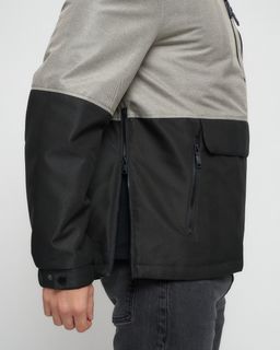 Куртка-анорак спортивная мужская бежевого цвета 3307B - Wonderrman фото 12