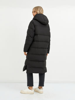 Пуховик женский черный стеганный - Glenfield фото 15