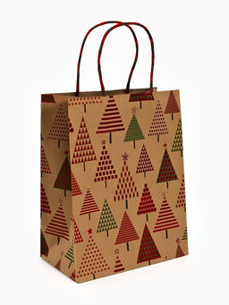 Набор подарочных пакетов «Новогодний», 3 шт, тиснение, 25 × 4 × 30.5 см, 30 × 40 × 11.5 см, 18 × 23 × 10 см