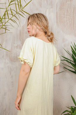 Платье AMORI 9714 желтый лимон  фото 2