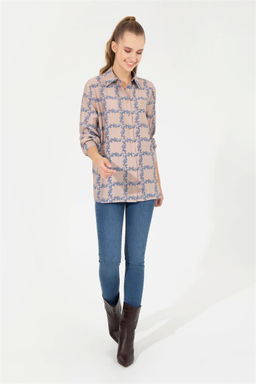 Женская рубашка с длинным рукавом Stone Неожиданная скидка в корзине - U.s. polo assn фото 4