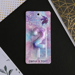 Свеча-цифра в торт 2 - Страна карнавалия фото 2