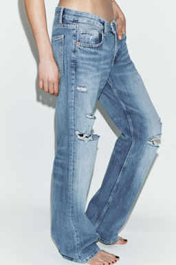 TRF MID-WAIST BAGGY JEANS - Zara фото 13