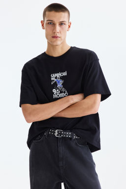 Camiseta con motivo estampado Loose Fit - H&m фото 28