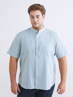 Regular Fit Hakim Yaka Poplin Erkek G?mlek