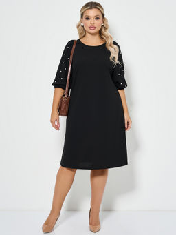 Платье 0218-2 чёрный кварц - Dora фото 58