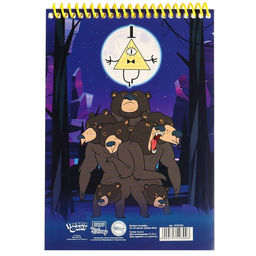 Блокнот А5, на гребне, 40 листов, Гравити Фолз - Disney фото 6