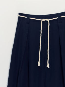 Широкие брюки из вискозы с поясом ZR2605022108-47 / Zarina