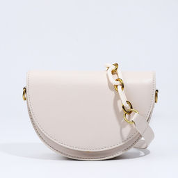 Сумка женская мессенджер на клапане, 20×5×13.5 см, белая