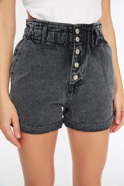 Antrasit More Sustainable Onden Dugmeli Denim Sort TWOSS20SR0319