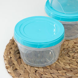 Набор банок для хранения продуктов «Фиджи», 3 шт., 700 мл, пластик, крышки МИКС