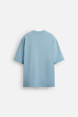 T-SHIRT WITH RAISED SLOGAN - Zara фото 7