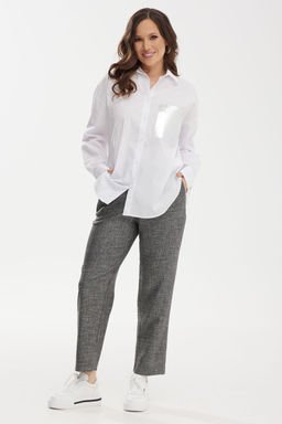 Костюм Magia mody 2458 белый+ серый