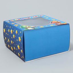 Цена за 5 шт. Коробка-фоторамка складная Милые динозаврики, 14 х 14 х 8 см - Дарите счастье фото 3