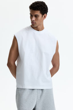 Camiseta sin mangas en algod?n Relaxed Fit - H&m фото 6
