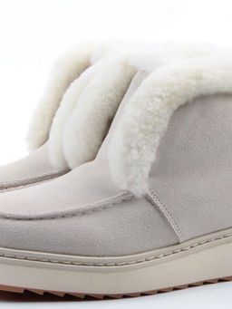 04-5603-9 MILK Ботинки зимние женские (натуральная кожа, 100% шерсть)