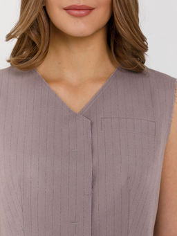 Жилет в полоску