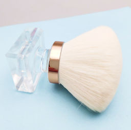 Kristaller Кисть-сметка для удаления маникюрного опила и волос, белый фото 10