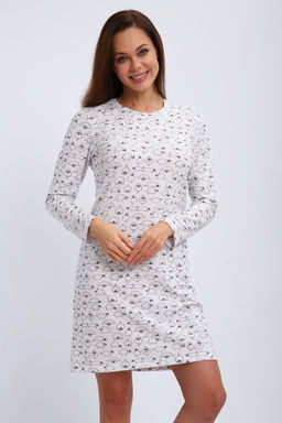 Ночная сорочка длинный рукав из кулирки Соня овечки