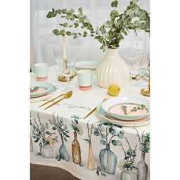 Скатерть Этель Flower mood 146х180см, 100% хл, репс 210 г/м2  фото 10