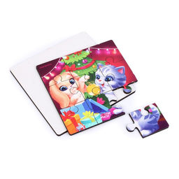 Новогодние пазлы Зверята украшают ёлочку - Лесная мастерская фото 4