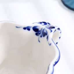 Бульонница с ручками Ивушка, H=7 см, 0.35 л, фарфор, гжель - Simaland фото 5