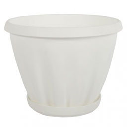 Горшок Знатный 0,45 л, d-110, с/п, белый, арт. Мп300Б