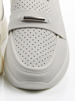 06-PDL205-5 LT. BEIGE Туфли летние женские (натуральная кожа)