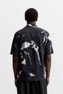 STRETCH FLORAL PRINT SHIRT - Zara фото 3