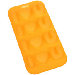 Цена за 3 шт. Форма для льда силиконовая "Любовь" 20*10см, цвета микс