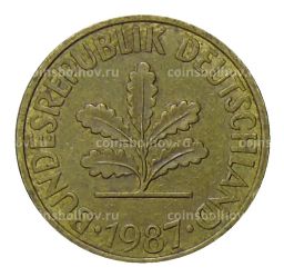10 пфеннигов 1987 года J Германия