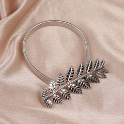 Подхват для штор Ветка, 10 4 см, 32 см, цвет серебряный - Арт узор фото 2