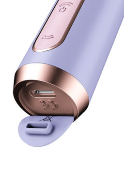 Мини-вибратор с 3D пульсацией Satisfyer Bold Kiss с USB-C зарядкой, силикон, ABS, розовый, 12,5 см