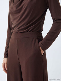 Beli Lastikli Geni? Pa?a Kad?n Pantolon