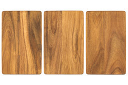 Комплект 3 досок для разделки и сервировки 21,5*13,5*1 см, дерево акации - Elan gallery фото 6
