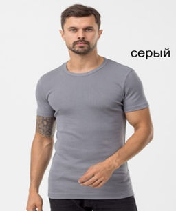 Футболка мужская MF-003 Серый - Pantelemone фото 6