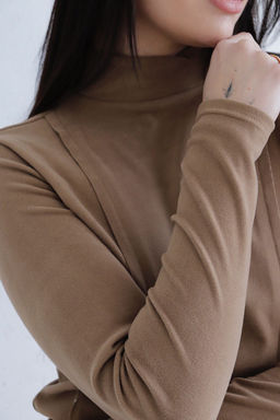 12037 Водолазка светло-коричневая - Martichelli фото 6