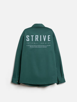 ACOOLA / Сорочка верхняя детская для мальчиков Dankan сине-зеленый фото 2