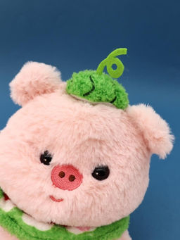 Мягкая игрушка "Watermelon pig", pink, 21 см
