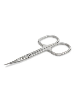 Ellis Cosmetic Ножницы маникюрные для кутикулы изогнутые / RN 104, глянцевые, ручная заточка, 9,3 см