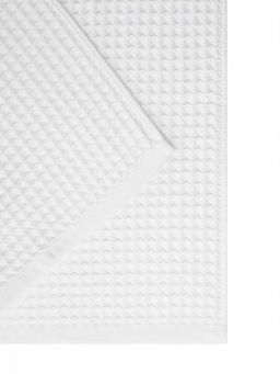 Полотенце для тела 70x140 белый вафельное полотно