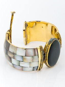 Украшение Браслет с перламутром №509/6 - Ганг фото 3