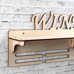Медальница с полкой Winner, 45×16.5 см