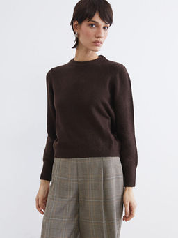 Bisiklet Yaka Kad?n Triko Kazak