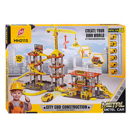 Парковка "Приключения на стройке" (142 предметов) в коробке