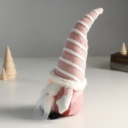 Кукла интерьерная Бабусечка в розовом колпаке, с сердцем 15х10х38 см - Simaland фото 4